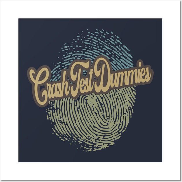 Crash Test Dummies Fingerprint Wall Art by anotherquicksand